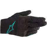Alpinestars Women's S-Max Gloves - Black/Teal - Medium