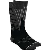 100% Torque Comfort Moto Socks - Black/Grey - Small/Medium