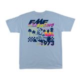 FMF Racing Mud Tee Shirt - Light Blue - X-Large
