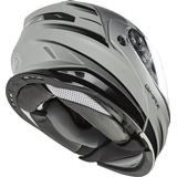 GMax MD-01S Modular Helmet with Electric Shield - Matte Gray/Silver - 2XL