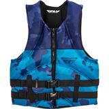 Fly Racing Neoprene Life Jacket Vest Blue/Navy 3XL