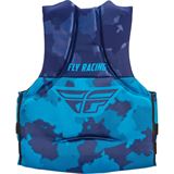 Fly Racing Neoprene Life Jacket Vest Blue/Navy 3XL