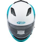 GMax FF-98 Full-Face Osmosis Helmet - Matte White/Teal/Grey - X-Small