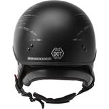 GMax HH-65 Half-Helmet Bravery - Matte Black/Grey - X-Large