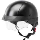 GMax HH-75 Half-Helmet - Black - Large